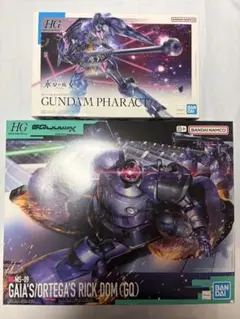 作成済み HG 1/144 ガンダムファラクト リック・ドム 2体セット