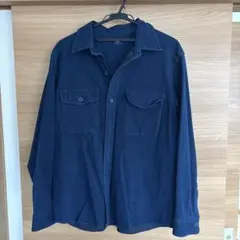 UNIQLO 濃紺デニム　長袖シャツ L ※おたま様専用