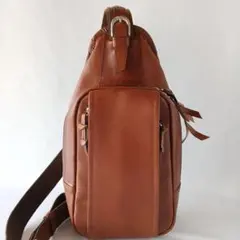 希少☆ b3labo ボディバッグ ショルダーバッグ 栃木レザー ヌメ革 本革