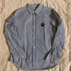 PLAY COMME des GARÇONS ストライプシャツ Lのサムネイル