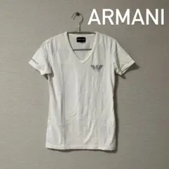 EMPORIO ARMANI Vネック Tシャツ ホワイト