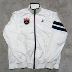 美品❢ルコック ゴルフ 2WAY ナイロン ジャケット ホワイト系　サイズ3L