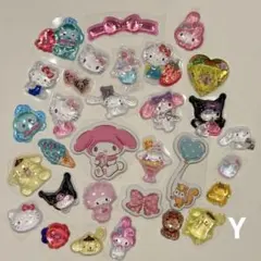 Yサンリオ★ボンボンドロップシール30枚　詰め合わせ　おすそ分け