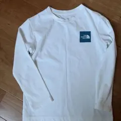 新品　NORTH FACE 130 ロングTシャツ　ホワイト 長袖Tシャツ