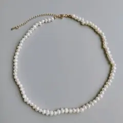 ベビー　淡水バロックパール　ネックレス