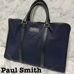 Paul Smith 2way ビジネスバッグ ブリーフケース ネイビー A4 - メルカリ