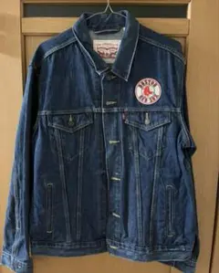 リーバイス デニムジャケット Gジャン　ボストンレッドソックス