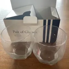 【新品未使用】MENARD ガラスグラス 2個セット