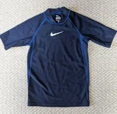 Nike 半袖ラッシュガード S ネイビー