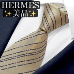 良品✨HERMES ネクタイ エルメス 馬蹄 ホースシューズ ネイビー - メルカリ
