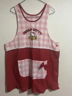 ハローキティ　エプロン　保育士　キティ