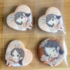 学園アイドルマスター ハート缶バッジ GiGO ポップアップ 藤田ことね