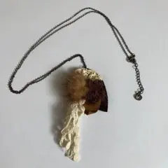 earth music&ecology ナチュラル　ネックレス　レース