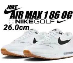 26.0 ☆新品　ナイキ エアマックス1 ’86 OG ゴルフシューズ　ホワイト