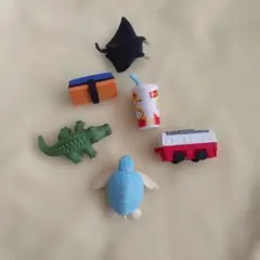 イワコー　消しゴム5個 おまけ　スーパーボール