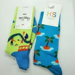 【新品】ハッピーソックス　Happysocks　レディース　2足