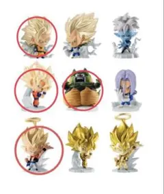ドラゴンボール　超戦士フィギュア9 4点セット