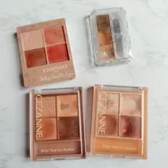 キャンメイク セザンヌ アイシャドウ アイブロウパウダー 4点セット