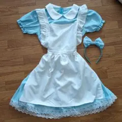 アリス風コスチューム 140サイズ 水色