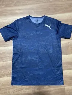 PUMA ネイビー 半袖シャツ　Mサイズ