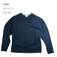 HYKE  RIB CREWNECK SWEATER 美品  size１ HYKE COTTON RIB CREWNECK SWEATER size1 - メルカリ