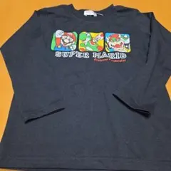 Nintendo スーパーマリオ Tシャツ 120サイズ 黒