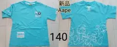 新品　AAPE x The Smurfs KIDS TEE半袖Tシャツ　キッズ服のサムネイル