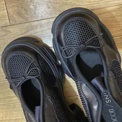 SNIDEL × Chacottコラボスニーカー M ブラックのサムネイル