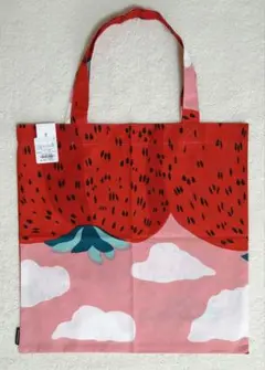 マリメッコ MANSIKKAVUORET ファブリックバッグ