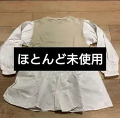 春服 gu 重ね着風ベストコンビネーションチュニック Sのサムネイル