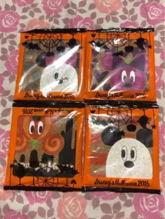 ディズニー　ハロウィン　2016年　コースター4枚セット　DISNEYのサムネイル