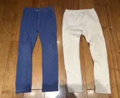 ユニクロ　レギンスパンツ　2本セット　110