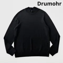 Drumohr ドルモア モックネック ウール ニット セーター 48 ブラックのサムネイル