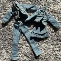 リカちゃん 着せ替え服 デニムセット