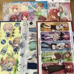 五等分の花嫁　一花　二乃　三玖　四葉　五月　クリアファイル　7枚　まとめ売り