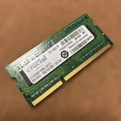 Crucial 4GB DDR3 1600MHz SO-DIMMメモリー