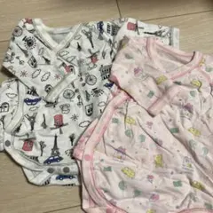 Bebe べべ　ロンパース　60cm 2枚組