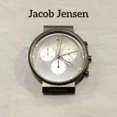 Jacob Jensen 腕時計 601 クロノグラフ ホワイト ※ベルト無し