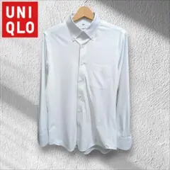 ユニクロ　#スーパー　ノンアイロン　スリムフィット　長袖シャツ　古着