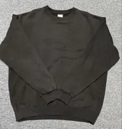 Printstar 黒スウェット　無地