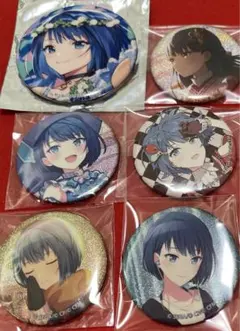 プロセカ 桐谷遥 グリッター缶バッジ コネライ 缶バッジ6個セット