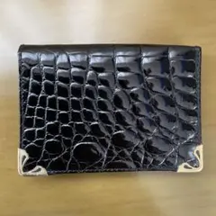 せ*こ様 皇居財布ブラッククロコダイル風長財布 - メルカリ