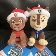 新品　パウ・パトロールマスコット～クリスマスVer.～