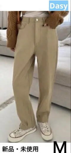 SHEIN＊DAZY ハイウェスト スラントポケット パンツ80%コットンＭ