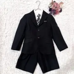 YIN&YANG 男の子 フォーマルスーツセット ブラック 卒服 入学 120