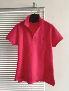 【RALPH LAUREN SPORT】スリムフィットポロシャツ　ピンク　M相当