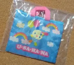 サンリオキャラクターズ 平成レトロレッスンバッグミニキーホルダー　ウサハナ