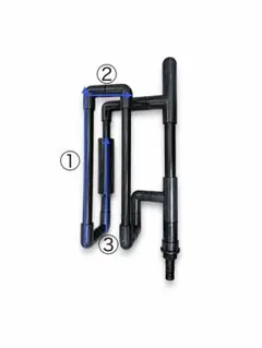 フィッシュレット 改造品 フィン4枚 エアーストーン交換 呼水不要 水槽