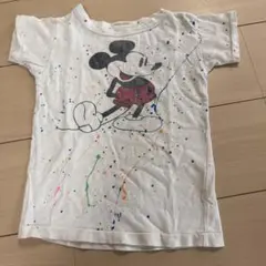 デニムダンガリー MICKEY MOUSE 半袖Tシャツ