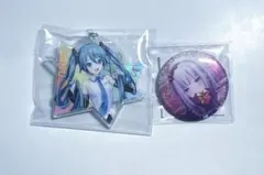 プロセカ グリッター缶バッジ 28C 宵崎奏 ラッキーくじ 初音ミク